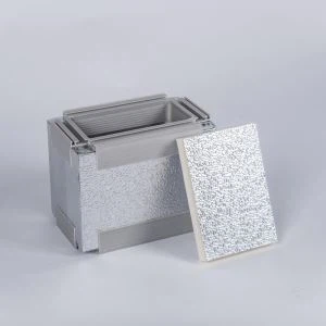 Panel Saluran Aluminium Pra-busa Poliisosianurat (PIR).